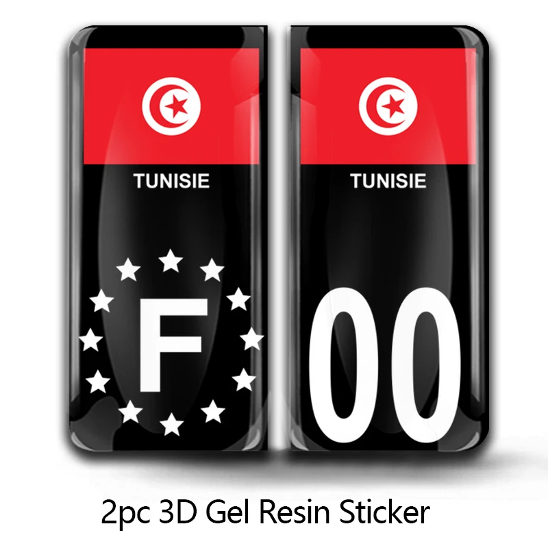 2x 3D License Plate Domed Jack Flag of Tunisia Stickers HIGH GLOSS DOMED GEL Number Decals Fits EU Standard
2x 3D License Plate Domed Jack Flag of Tunisia Stickers HIGH GLOSS DOMED GEL Number Decals Fits EU Standard