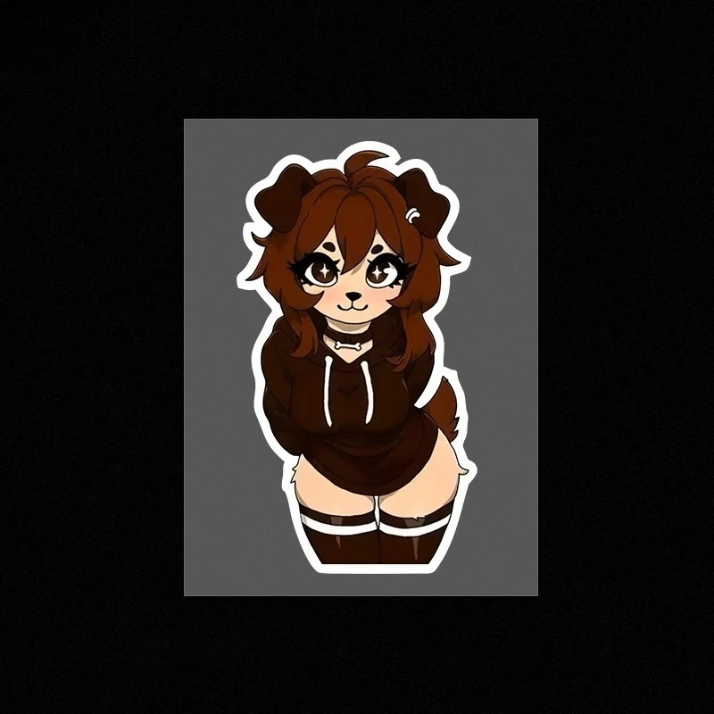Cute and fun cartoon anime plush girl waterproof sticker for car and motorcycle decoration ,Laptop sticker
Cute and fun cartoon anime plush girl waterproof sticker for car and motorcycle decoration ,Laptop sticker