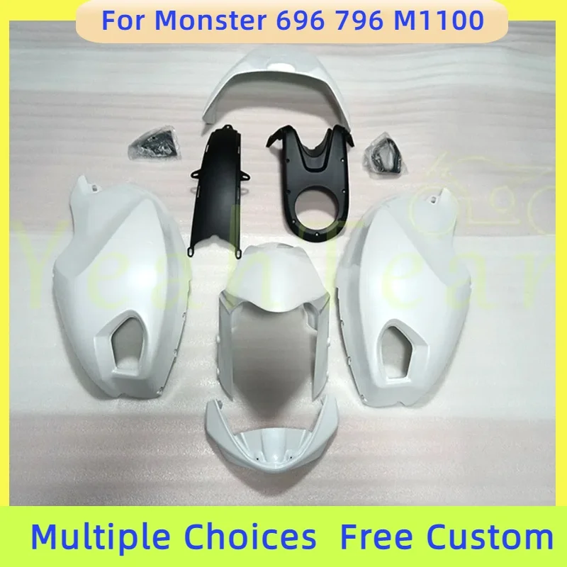 Комплект обтекателей мотоцикла для Ducati Monster 696 796 M1100 1000 2008-2014, чистый белый обтекатель, комплект кузова
Комплект обтекателей мотоцикла для Ducati Monster 696 796 M1100 1000 2008-2014, чистый белый обтекатель, комплект кузова