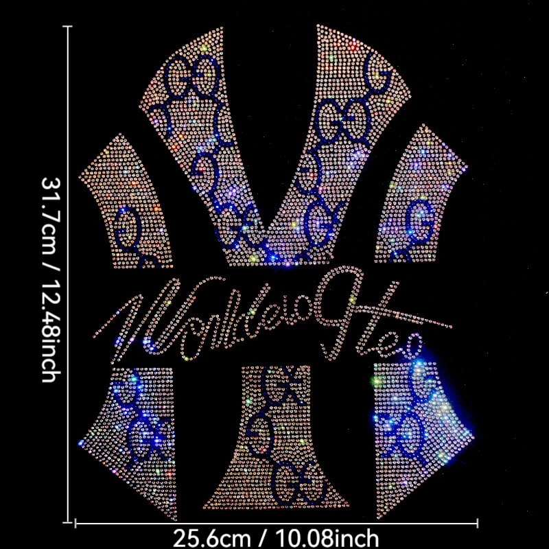 High quality fashion rhinestone large cloth paste cartoon bright diamond hot diamond Sequin DIY clothing T-shirt decoration patc
High quality fashion rhinestone large cloth paste cartoon bright diamond hot diamond Sequin DIY clothing T-shirt decoration patc