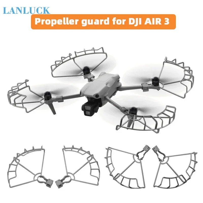 Защита для пропеллера для DJI Air 3, вентиляторы с крыльями, защитное кольцо, крышка против царапин, быстросъемный реквизит, клетка для лезвия, аксессуары для дрона
Защита для пропеллера для DJI Air 3, вентиляторы с крыльями, защитное кольцо, крышка против царапин, быстросъемный реквизит, клетка для лезвия, аксессуары для дрона
