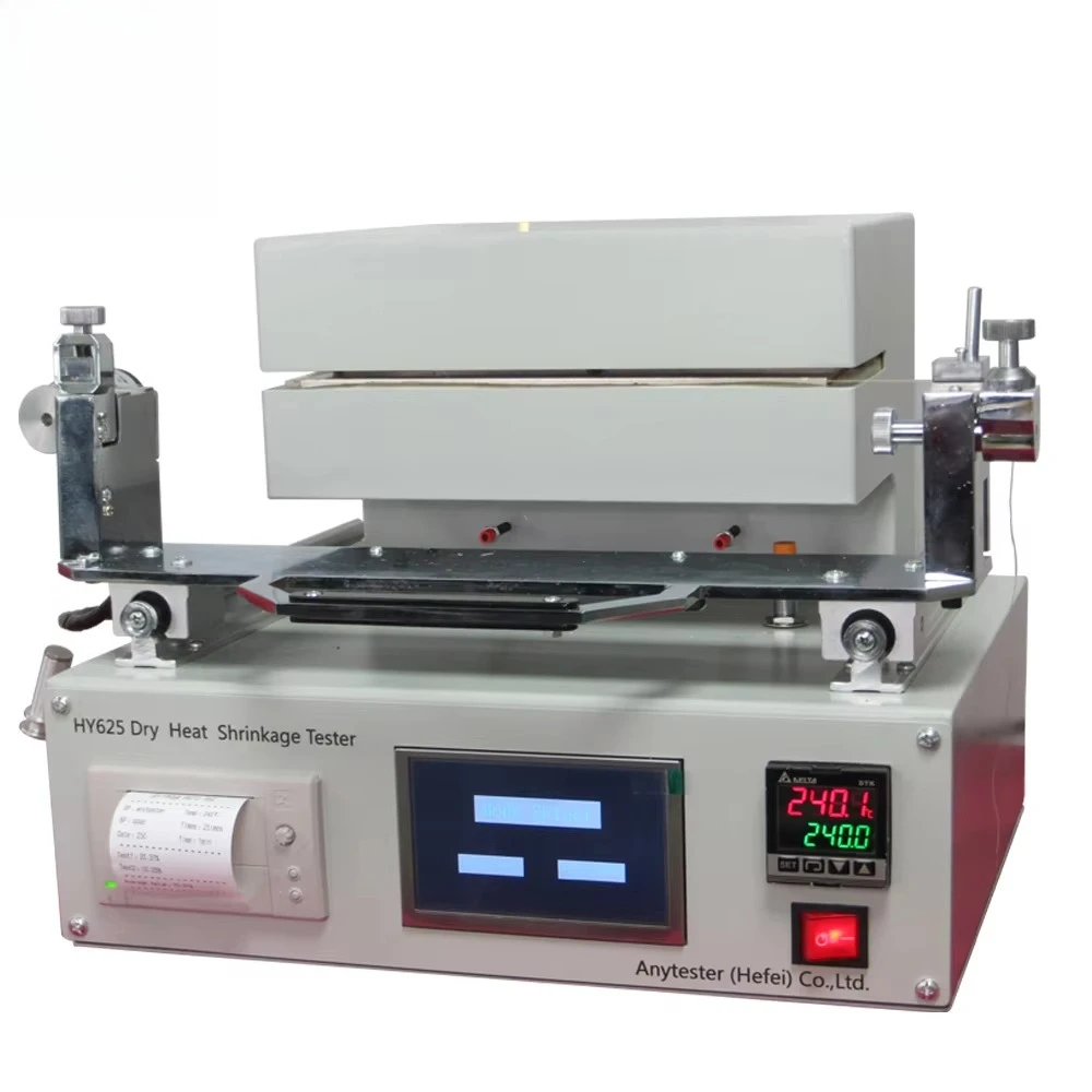 ASTM D4974 Yarn And Filament Dry Heat Shrinkage Testing Machine for Quality Control in Textile Industry
ASTM D4974 Yarn And Filament Dry Heat Shrinkage Testing Machine for Quality Control in Textile Industry