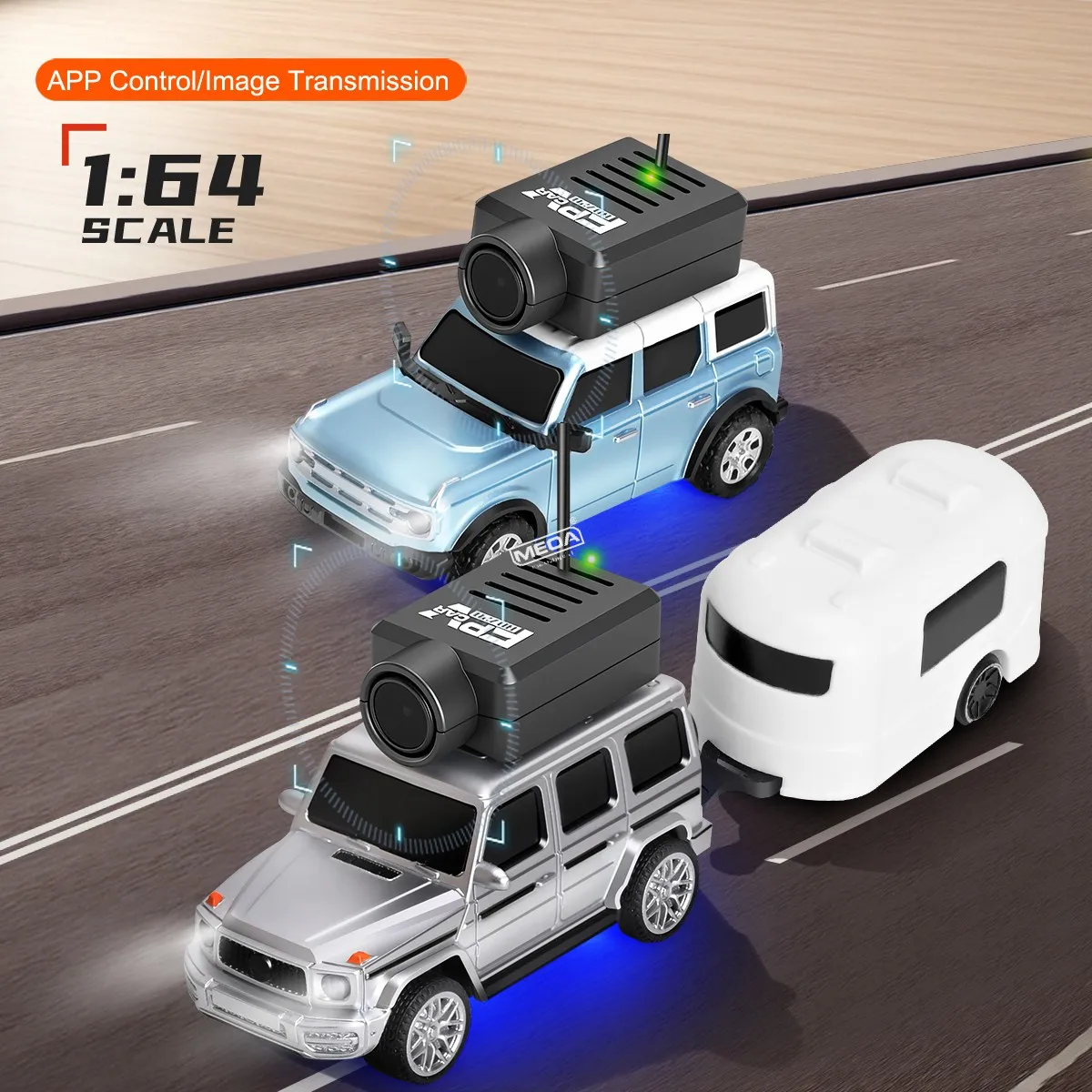 WLtoys 6405/6406 Mini FPV APP Control Car 1:64 Scale 4WD First Person View RC Car 2.4GHz High Speed Racing Toy with Camera
WLtoys 6405/6406 Mini FPV APP Control Car 1:64 Scale 4WD First Person View RC Car 2.4GHz High Speed Racing Toy with Camera