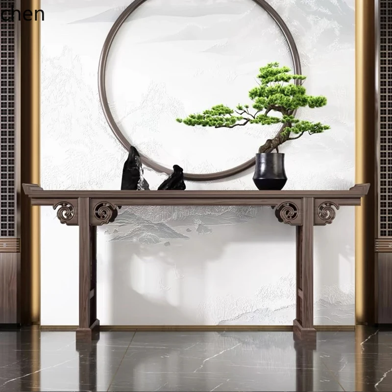 ZML entrance table solid wood living room hall room strip case supply table end view antique incense case Buddhist table
ZML entrance table solid wood living room hall room strip case supply table end view antique incense case Buddhist table