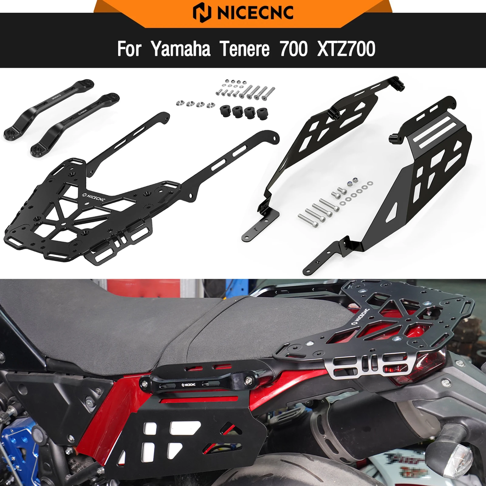 For Yamaha Tenere 700 T700 XTZ700 2019-2024 Rear/Side Luggage Rack Cargo Bracket Rear Grab Handles Bar Rail TENERE700 XTZ T700
For Yamaha Tenere 700 T700 XTZ700 2019-2024 Rear/Side Luggage Rack Cargo Bracket Rear Grab Handles Bar Rail TENERE700 XTZ T700
