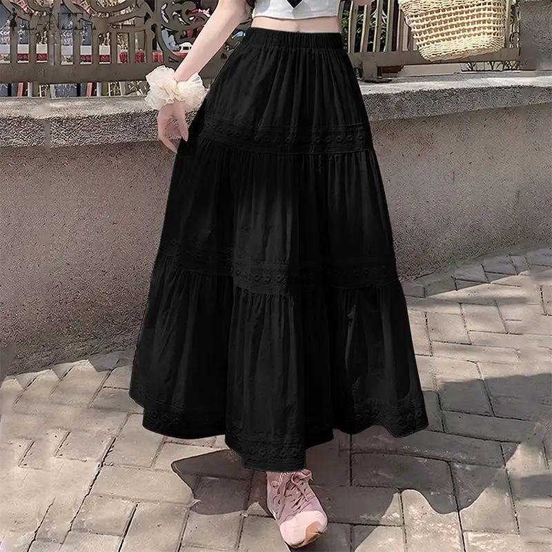 ZANZEA Summer Lace Patchwork Women Skirts Fashion A-line Bottoms 3XL Oversize Pleated Skirt Streetwear Party OL Work Vestidos
ZANZEA Summer Lace Patchwork Women Skirts Fashion A-line Bottoms 3XL Oversize Pleated Skirt Streetwear Party OL Work Vestidos