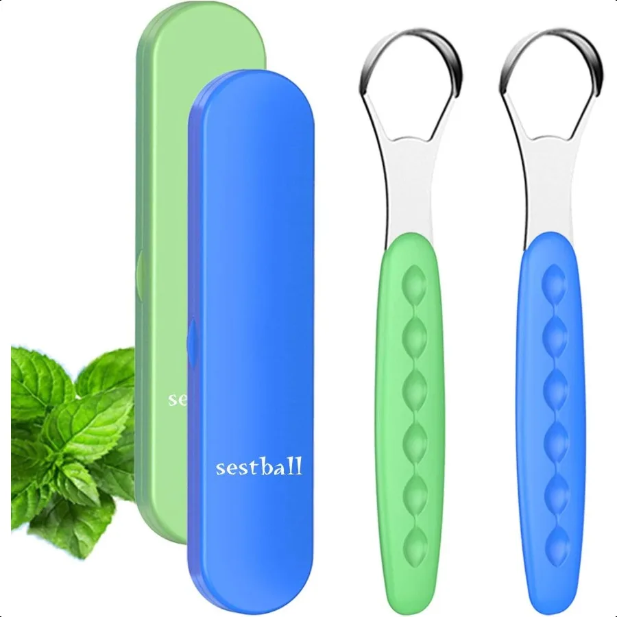New Version Tongue Scraper Cleaner for Adults and Medical Grade Metal Tongue Brushes Set for Fresh Breath Dental Eliminate Bad
New Version Tongue Scraper Cleaner for Adults and Medical Grade Metal Tongue Brushes Set for Fresh Breath Dental Eliminate Bad