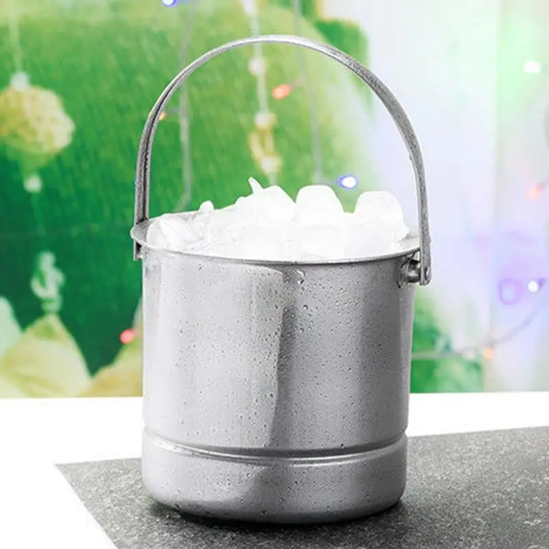 1L Stainless Steel Ice Bucket Ice Barrel with Clamp for Party Bar Height 13cm with Carry Handle Durable Ice Cube Container
1L Stainless Steel Ice Bucket Ice Barrel with Clamp for Party Bar Height 13cm with Carry Handle Durable Ice Cube Container