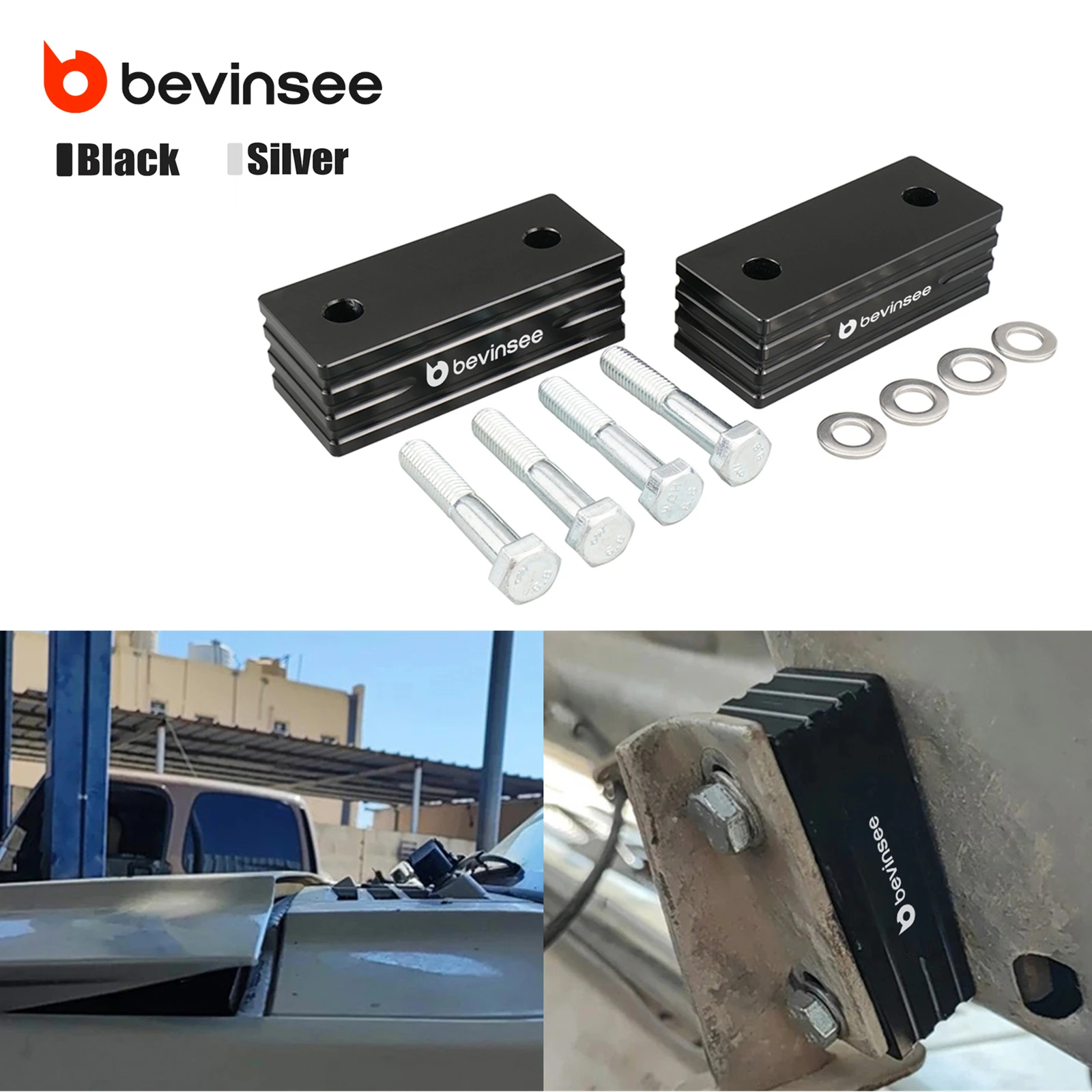 BEVINSEE Aluminum Hood Vent Space Riser Spacer Kit for Jeep Cherokee XJ 1984-2001, Car Accessories
BEVINSEE Aluminum Hood Vent Space Riser Spacer Kit for Jeep Cherokee XJ 1984-2001, Car Accessories