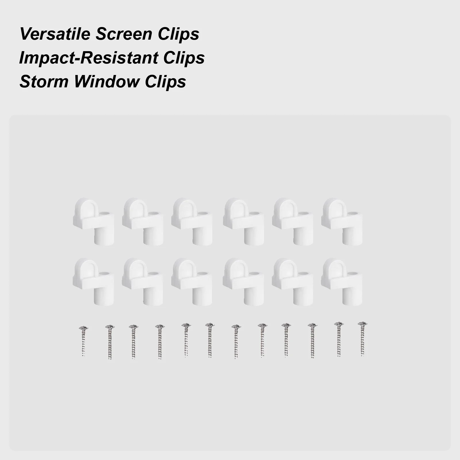 Зажимы для экрана, 12 шт., сверхмощные безопасные застежки для рамы, фиксаторы для штормового окна, зажимы для дома, общежития, офиса, квартиры, спальни
Зажимы для экрана, 12 шт., сверхмощные безопасные застежки для рамы, фиксаторы для штормового окна, зажимы для дома, общежития, офиса, квартиры, спальни