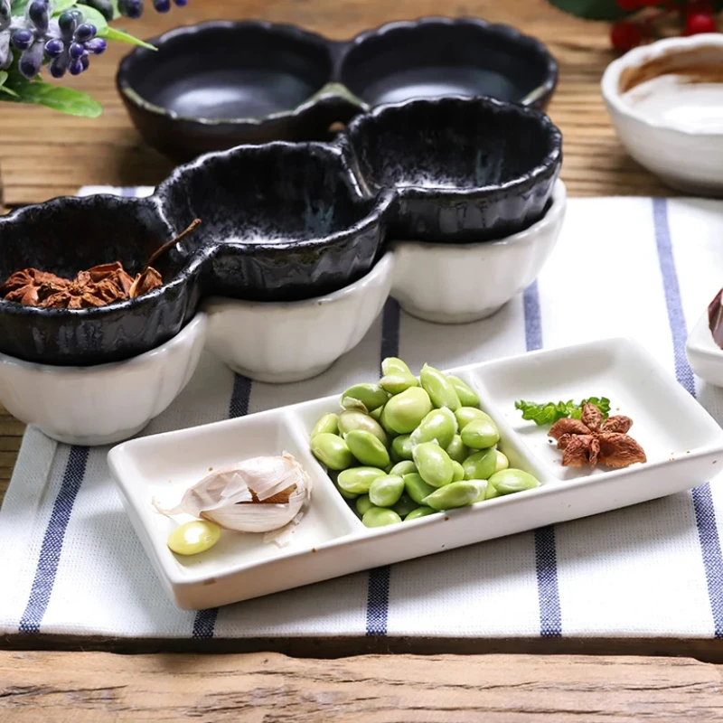 3-Grid Seasoning Dish - Snack Bowl, Dinner Plate & Dipping Dishes with Soy Sauce and Vinegar Trays for Stylish Dining Use
3-Grid Seasoning Dish - Snack Bowl, Dinner Plate & Dipping Dishes with Soy Sauce and Vinegar Trays for Stylish Dining Use