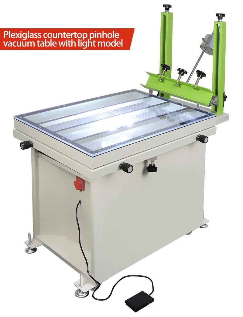 High Table 500*600mm Size Flat Manual Screen Printing Machine For Clothes Paper Textile
High Table 500*600mm Size Flat Manual Screen Printing Machine For Clothes Paper Textile