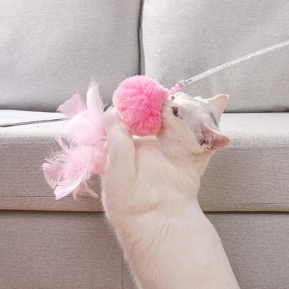 2pcs Pom Pink Interactive Tassel Kitten Plaything Durable Pet Supplies Teaser Stick For Playtime Fun Wand Stick
2pcs Pom Pink Interactive Tassel Kitten Plaything Durable Pet Supplies Teaser Stick For Playtime Fun Wand Stick