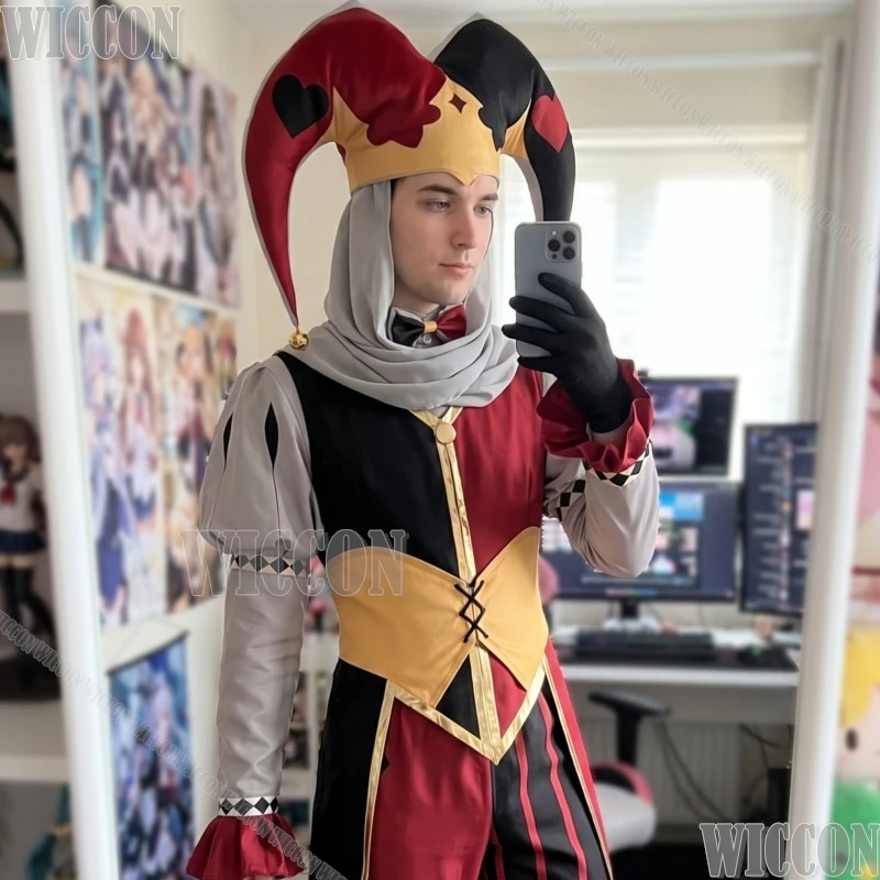 Kingdom Of Marionettes Jestyn Cosplay Clown Puppet Costume With Hat Uniform Halloween Mens Clothes Gloves Navidad Carnaval Event
Kingdom Of Marionettes Jestyn Cosplay Clown Puppet Costume With Hat Uniform Halloween Mens Clothes Gloves Navidad Carnaval Event