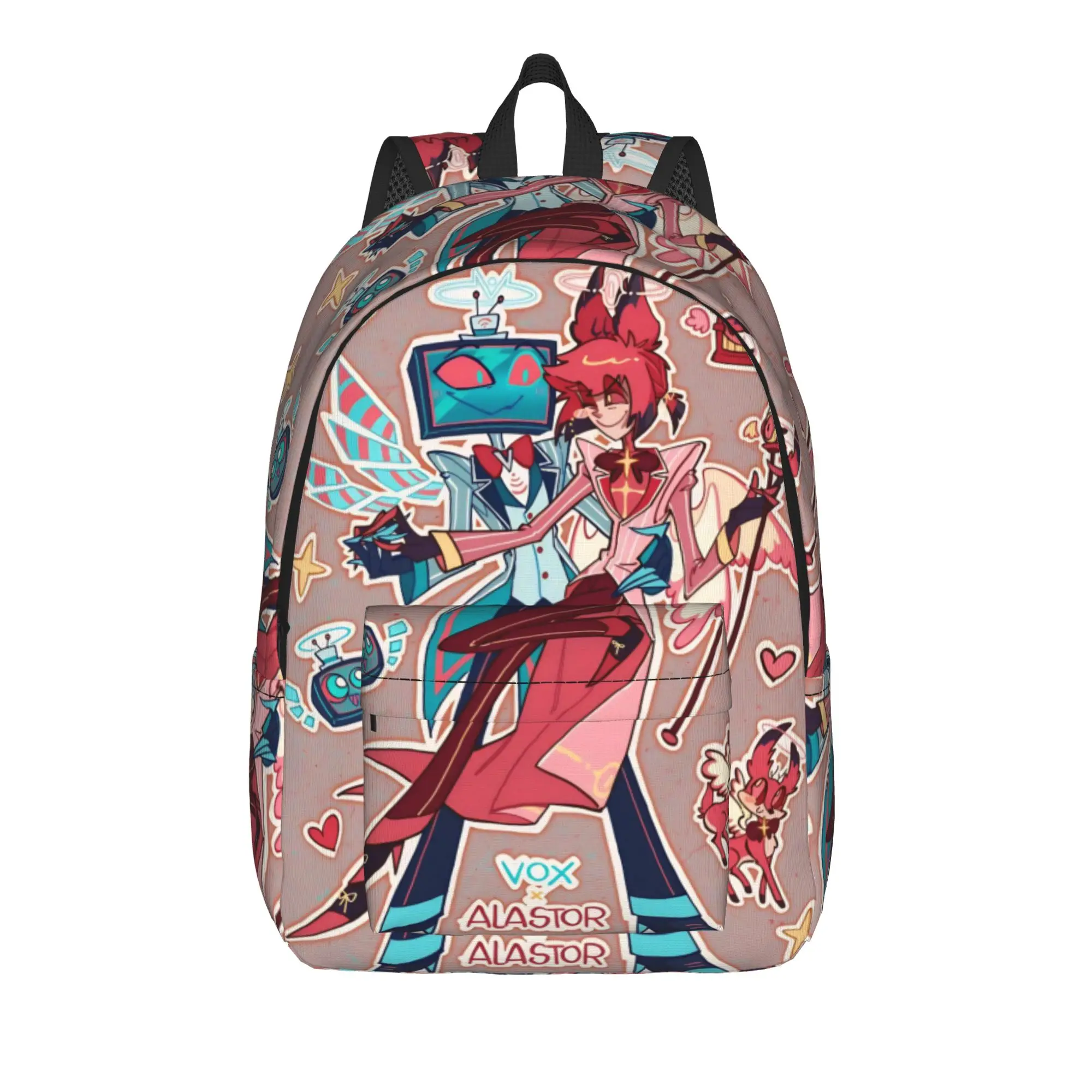 R-Radiostatic Vox Alastor Fashion Backpack Lightweight Student Work Daypack for Men Women College Canvas Bags
R-Radiostatic Vox Alastor Fashion Backpack Lightweight Student Work Daypack for Men Women College Canvas Bags