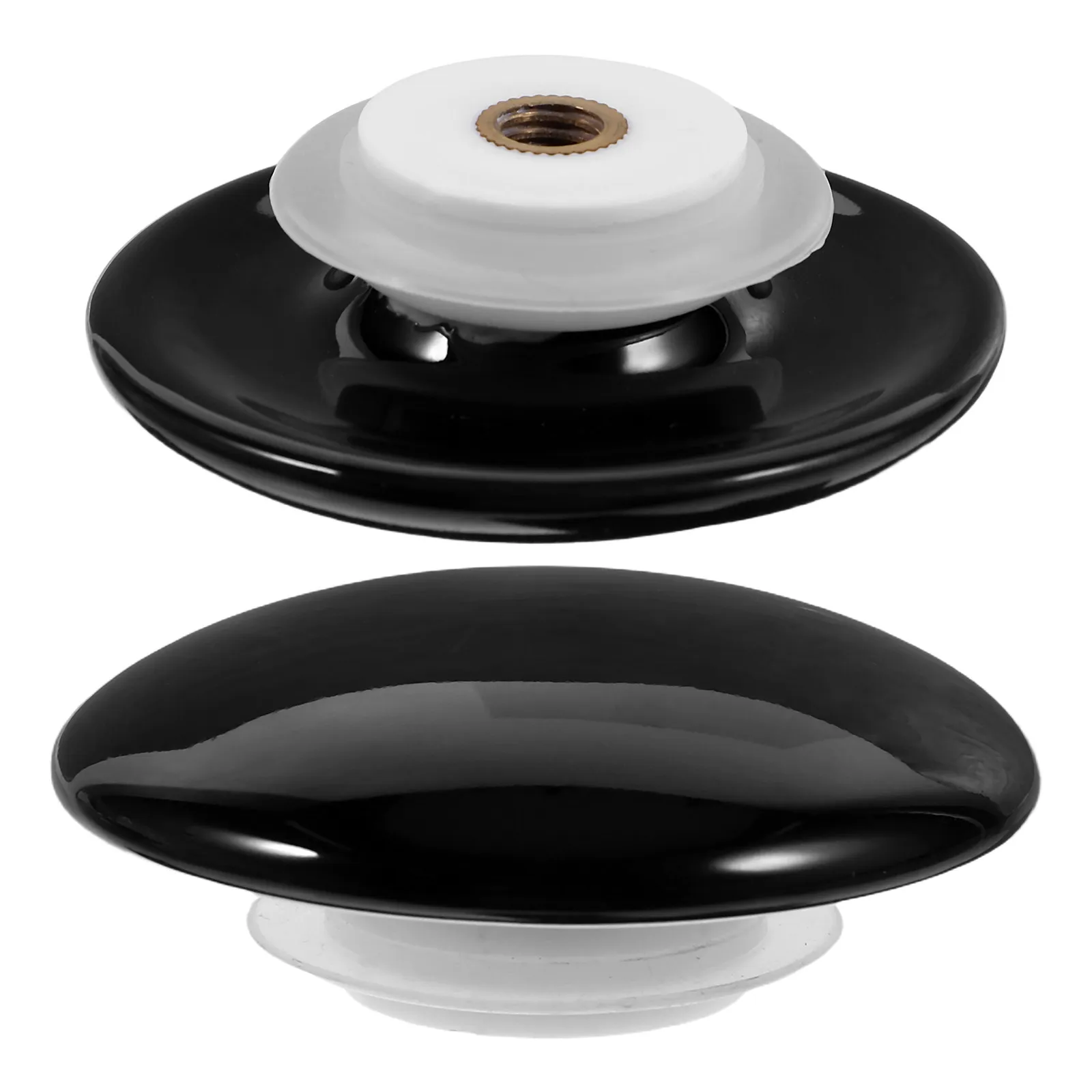 2Pcs Black Silicone Sink Plug Universal Drain Stopper Kitchen Bathroom Sink Hole Cover Drain Pipe Seal Plug Replacement
2Pcs Black Silicone Sink Plug Universal Drain Stopper Kitchen Bathroom Sink Hole Cover Drain Pipe Seal Plug Replacement