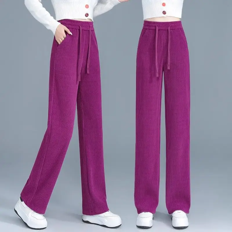 Spring Autumn Thin European Wide Leg Pants Women's New Fashion Versatile Casual Pants Loose Straight Pants
Spring Autumn Thin European Wide Leg Pants Women's New Fashion Versatile Casual Pants Loose Straight Pants