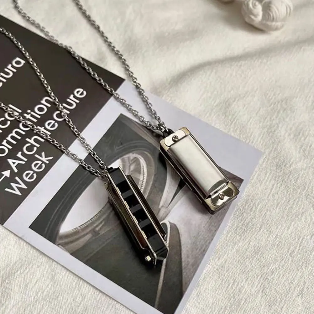 2 Pcs Stainless Portable Necklaces Steel Decorative Pendant Portable Musical Instrument Instrument Jewelry Jewelry Gift
2 Pcs Stainless Portable Necklaces Steel Decorative Pendant Portable Musical Instrument Instrument Jewelry Jewelry Gift