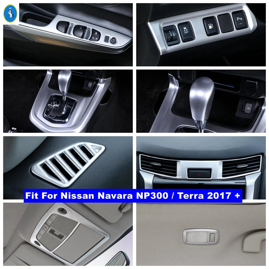 Matte Car Air AC Outlet Vent / Gear Box / Window Lift Panel Accessories Cover Trim For Nissan Navara NP300 / Terra 2017 - 2021
Matte Car Air AC Outlet Vent / Gear Box / Window Lift Panel Accessories Cover Trim For Nissan Navara NP300 / Terra 2017 - 2021