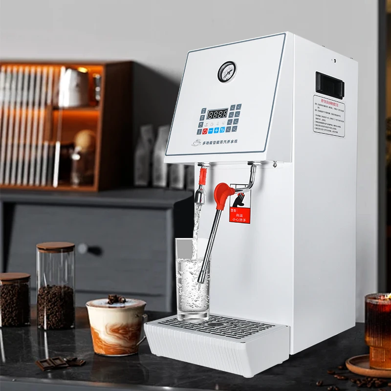 Commercial Electric Milk Steamer Fully-Automatic Coffee Foam Maker Stainless Steel Frothing Machine Milk Frother 2000W
Commercial Electric Milk Steamer Fully-Automatic Coffee Foam Maker Stainless Steel Frothing Machine Milk Frother 2000W