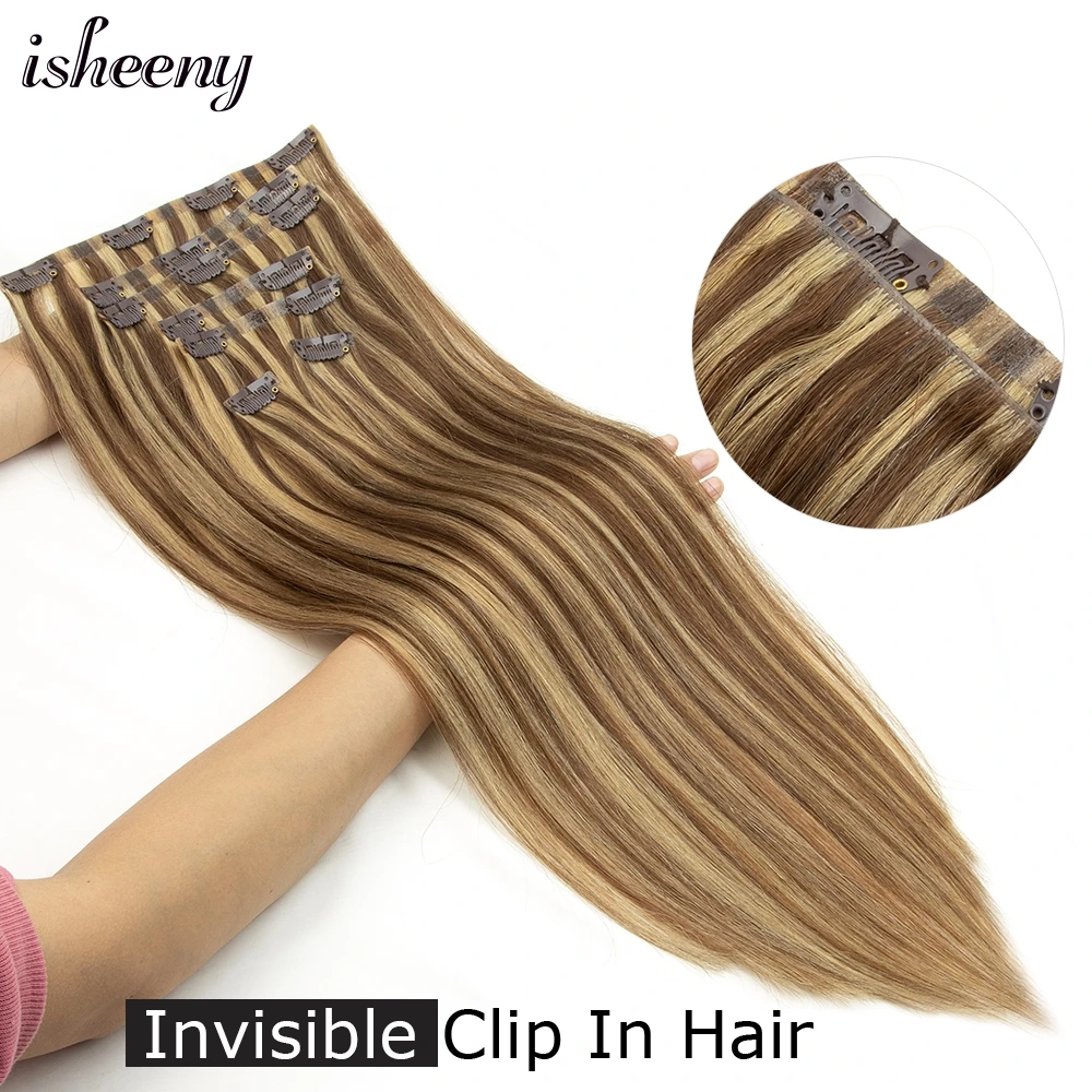 Invisible Clip in Hair Extension Human Hair 12-24 inches Balayage Color Natural Straight Ins Human Hair 7pcs/set Full Head
Invisible Clip in Hair Extension Human Hair 12-24 inches Balayage Color Natural Straight Ins Human Hair 7pcs/set Full Head