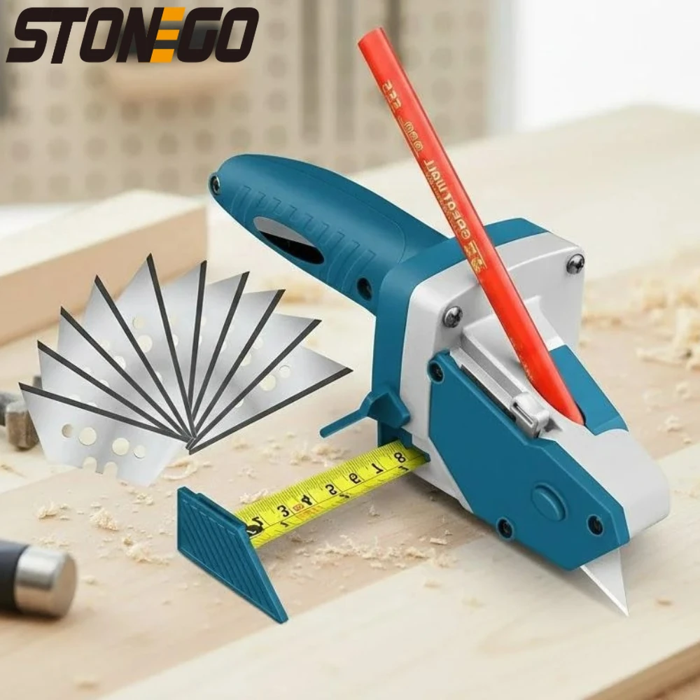 Plasterboard Cutter Drywall Cutting Tool Auto Scriber Board Plaster Edger with Scale for Home Woodworking Hand Tools
Plasterboard Cutter Drywall Cutting Tool Auto Scriber Board Plaster Edger with Scale for Home Woodworking Hand Tools