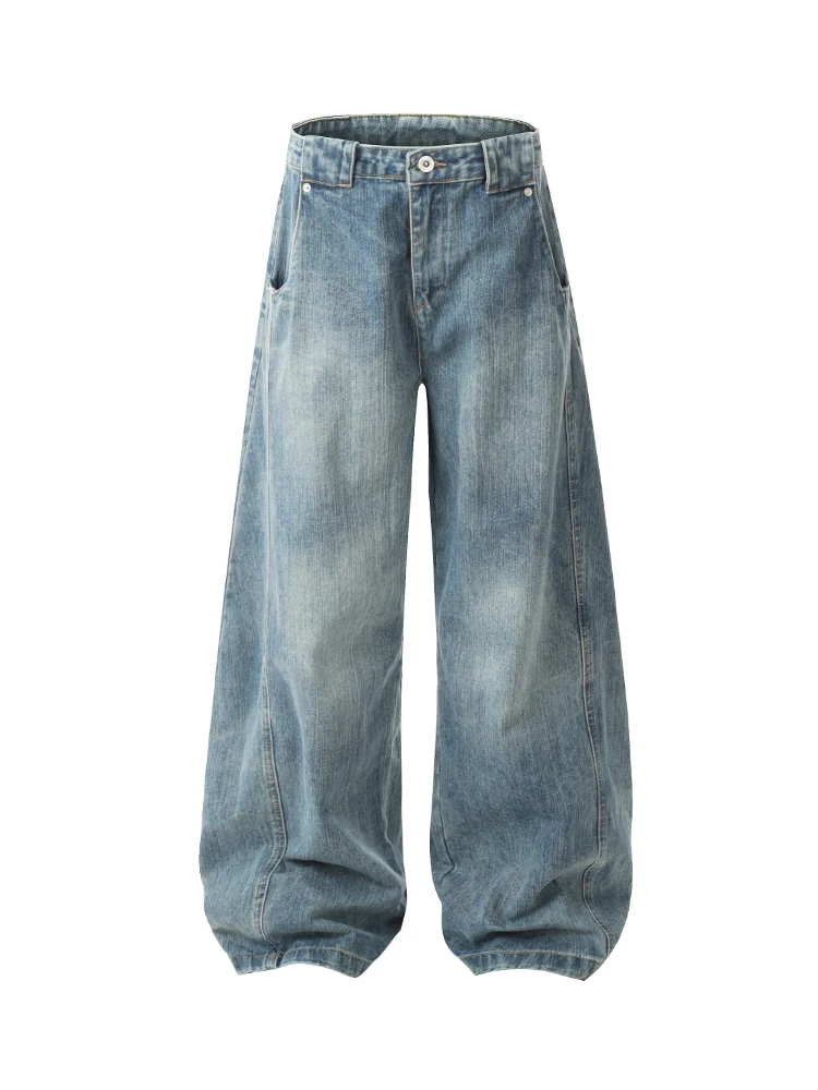American Street Style Wide Leg Knife Denim Jeans Men's Loose Casual Long Pants Retro Washed Durable Slimming Effect
American Street Style Wide Leg Knife Denim Jeans Men's Loose Casual Long Pants Retro Washed Durable Slimming Effect