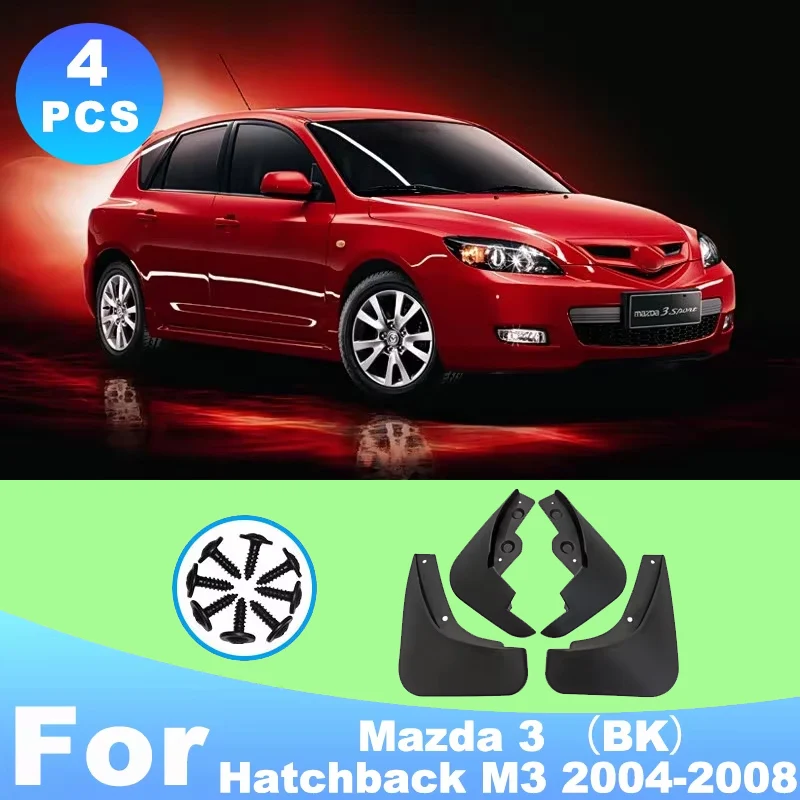 For Mazda 3 BK Hatchback M3 2004-2008 Automotive Tire Mudguard Waterproof Prevent Mud Splashing Car Mud Flaps 4pcs Accessories
For Mazda 3 BK Hatchback M3 2004-2008 Automotive Tire Mudguard Waterproof Prevent Mud Splashing Car Mud Flaps 4pcs Accessories