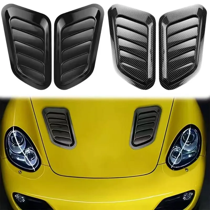 2 uds Kit Tuning Capó Universal: Scoop de Aire, Cubierta de Ventilación en Fibra de Carbono y Pegatinas Decorativas para Coches
2 uds Kit Tuning Capó Universal: Scoop de Aire, Cubierta de Ventilación en Fibra de Carbono y Pegatinas Decorativas para Coches