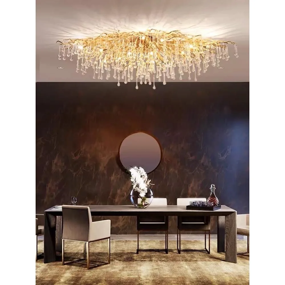 Rectangle Luxury Gold Crystal Chandelier For Dining Living Room Lobby Kitchen Table Modern Lurxy Gold Crystal Celling Chandelier
Rectangle Luxury Gold Crystal Chandelier For Dining Living Room Lobby Kitchen Table Modern Lurxy Gold Crystal Celling Chandelier