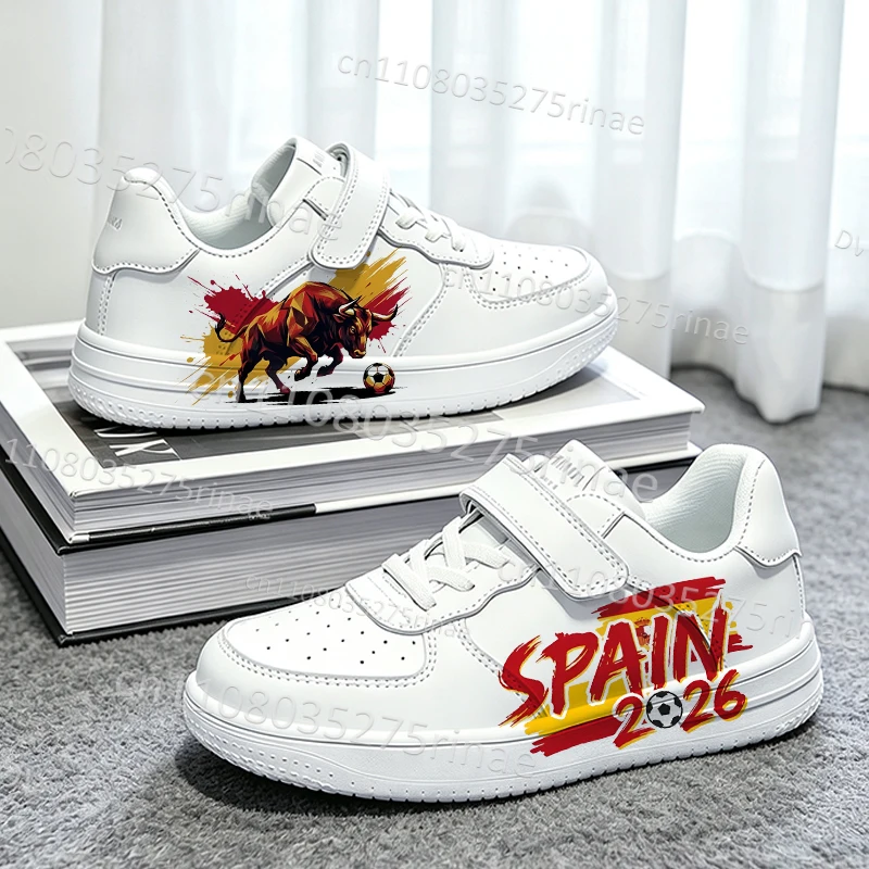 Spain 2026 Football Match Kids Sports Shoes Boys Girls Mexico France Print Design Breathable Lightweight Zapatos Ships in 24
Spain 2026 Football Match Kids Sports Shoes Boys Girls Mexico France Print Design Breathable Lightweight Zapatos Ships in 24