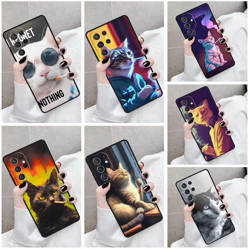 Чехол для телефона Samsung Galaxy S24 S25 S23 S21fe S22 Ultra Plus Note 10 20, чехол Smoking Cat
Чехол для телефона Samsung Galaxy S24 S25 S23 S21fe S22 Ultra Plus Note 10 20, чехол Smoking Cat