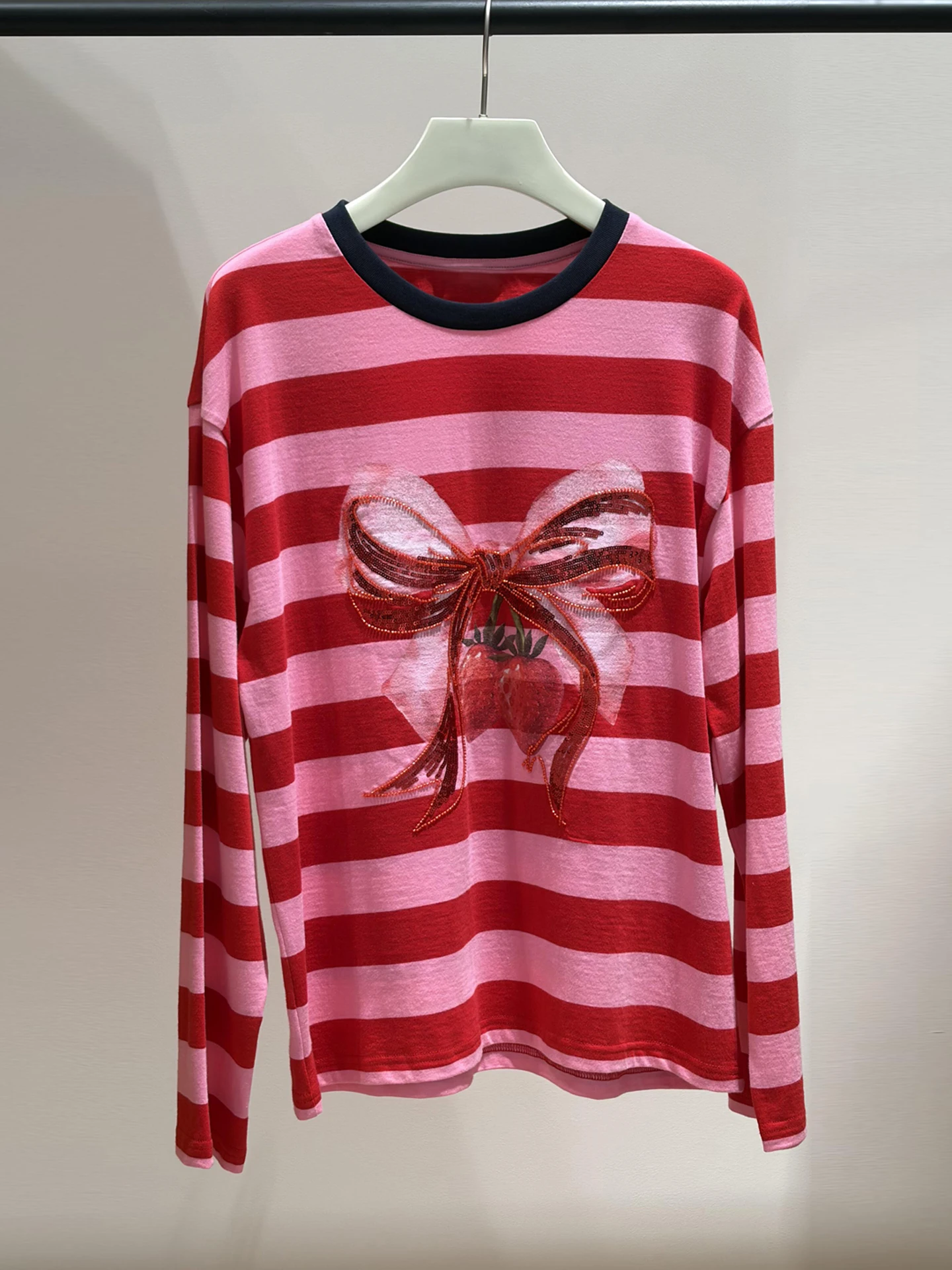 Casual Versatile Knot Print Striped T-Shirt Top for Women High End Summer Collection Comfortable Breathable Commute...
Casual Versatile Knot Print Striped T-Shirt Top for Women High End Summer Collection Comfortable Breathable Commute...