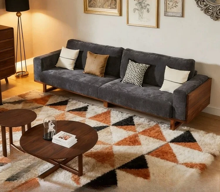 PYJ solid wood living room modern new Chinese-style household small apartment simple high-end furniture sofa
PYJ solid wood living room modern new Chinese-style household small apartment simple high-end furniture sofa