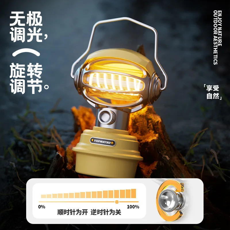 Hot selling retro waterproof portable atmosphere, large capacity, long endurance portable camping light with hanging style
Hot selling retro waterproof portable atmosphere, large capacity, long endurance portable camping light with hanging style