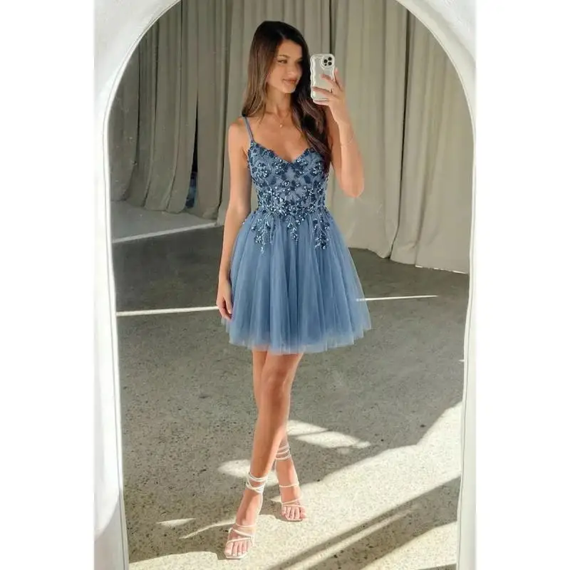 MisShow Green Lace Short Prom Dresses Sexy Sequins Tulle Side Slit Short Evening Dress for Wedding Guest 2026 New
MisShow Green Lace Short Prom Dresses Sexy Sequins Tulle Side Slit Short Evening Dress for Wedding Guest 2026 New