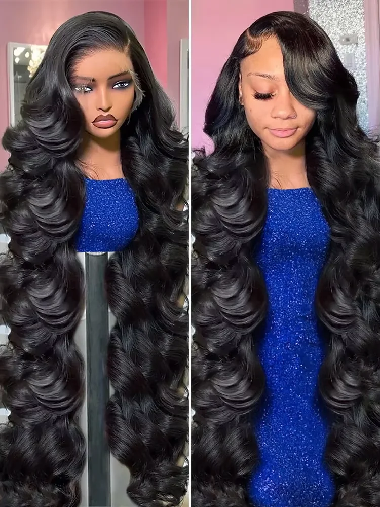 360 Full Body Wave 13x6 HD Lace Front Human Hair Wig 40 46 Inch Brazilian 13x4 Hd Lace Frontal Wigs For Women High 220% Density
360 Full Body Wave 13x6 HD Lace Front Human Hair Wig 40 46 Inch Brazilian 13x4 Hd Lace Frontal Wigs For Women High 220% Density