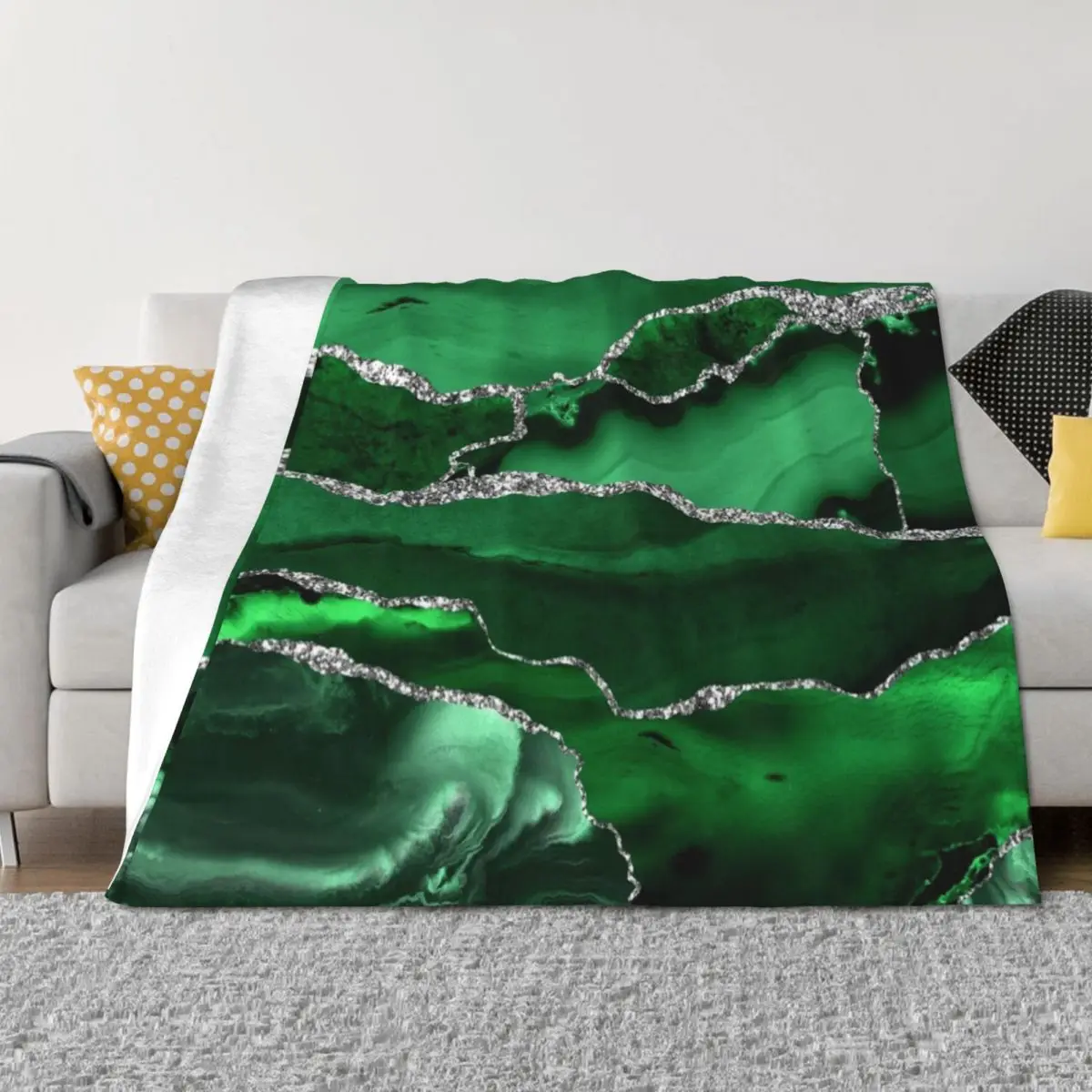 Emerald Malachite Faux Marble Landscapes Throw Blanket Sofa Throw Winter beds bed plaid blankets and throws Blankets
Emerald Malachite Faux Marble Landscapes Throw Blanket Sofa Throw Winter beds bed plaid blankets and throws Blankets