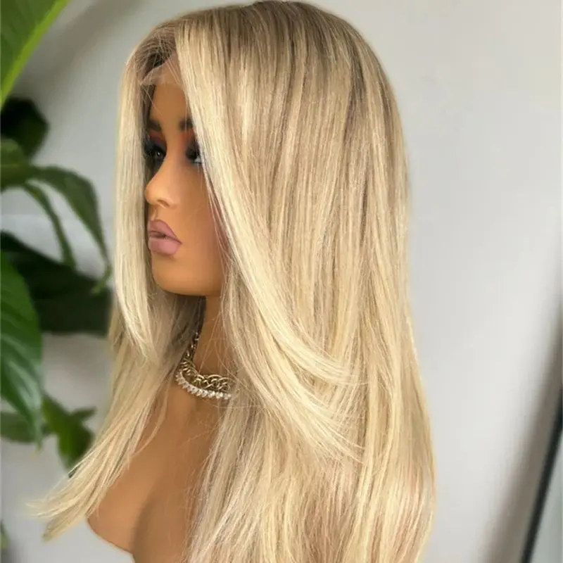 Women’s Wig Human Hair Blend Synthetic Wigs Balayage Ombre Ash Blonde Synthetic Lace Front Wig Free Part Wig Ready To Ship Wig
Women’s Wig Human Hair Blend Synthetic Wigs Balayage Ombre Ash Blonde Synthetic Lace Front Wig Free Part Wig Ready To Ship Wig
