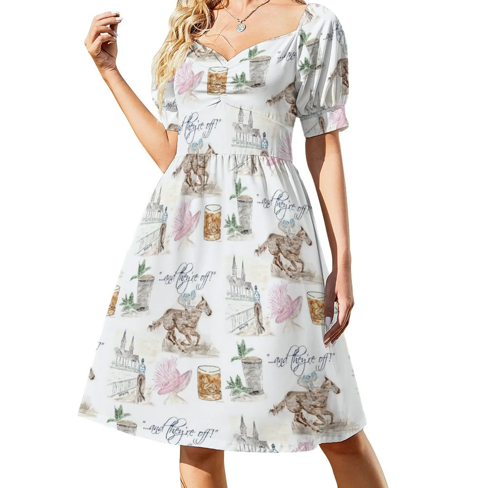 Derby dress, horse race Short Sleeved Dress evening dress prom clothes party dress women elegant luxury
Derby dress, horse race Short Sleeved Dress evening dress prom clothes party dress women elegant luxury