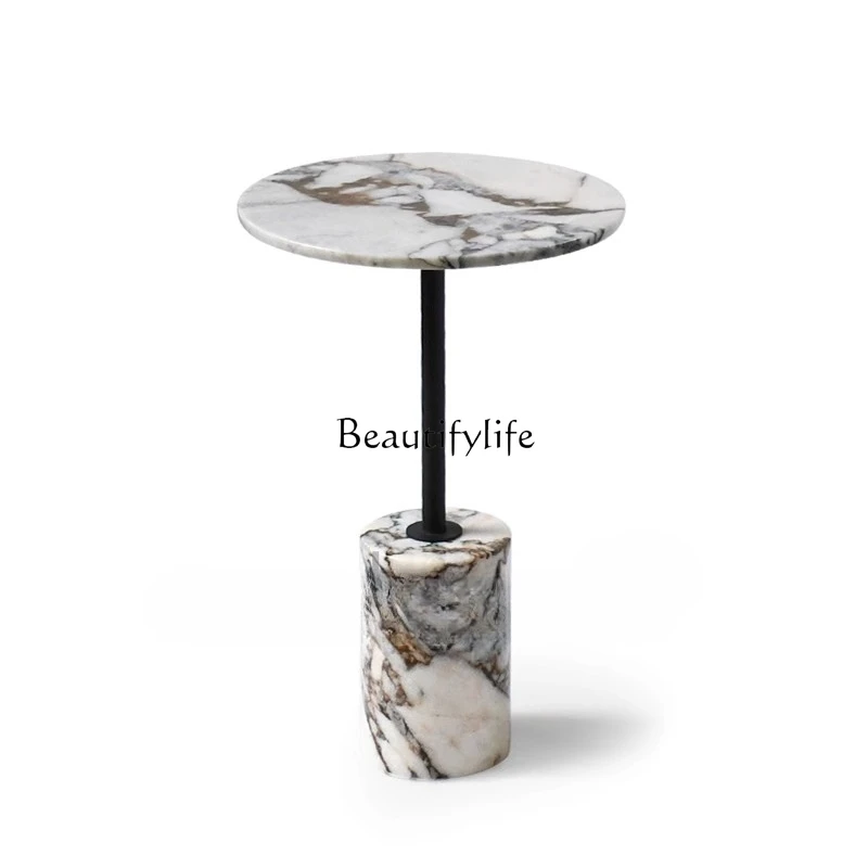 Light luxury minimalist natural blue marble luxury stone edge few living room sofa round small side table
Light luxury minimalist natural blue marble luxury stone edge few living room sofa round small side table