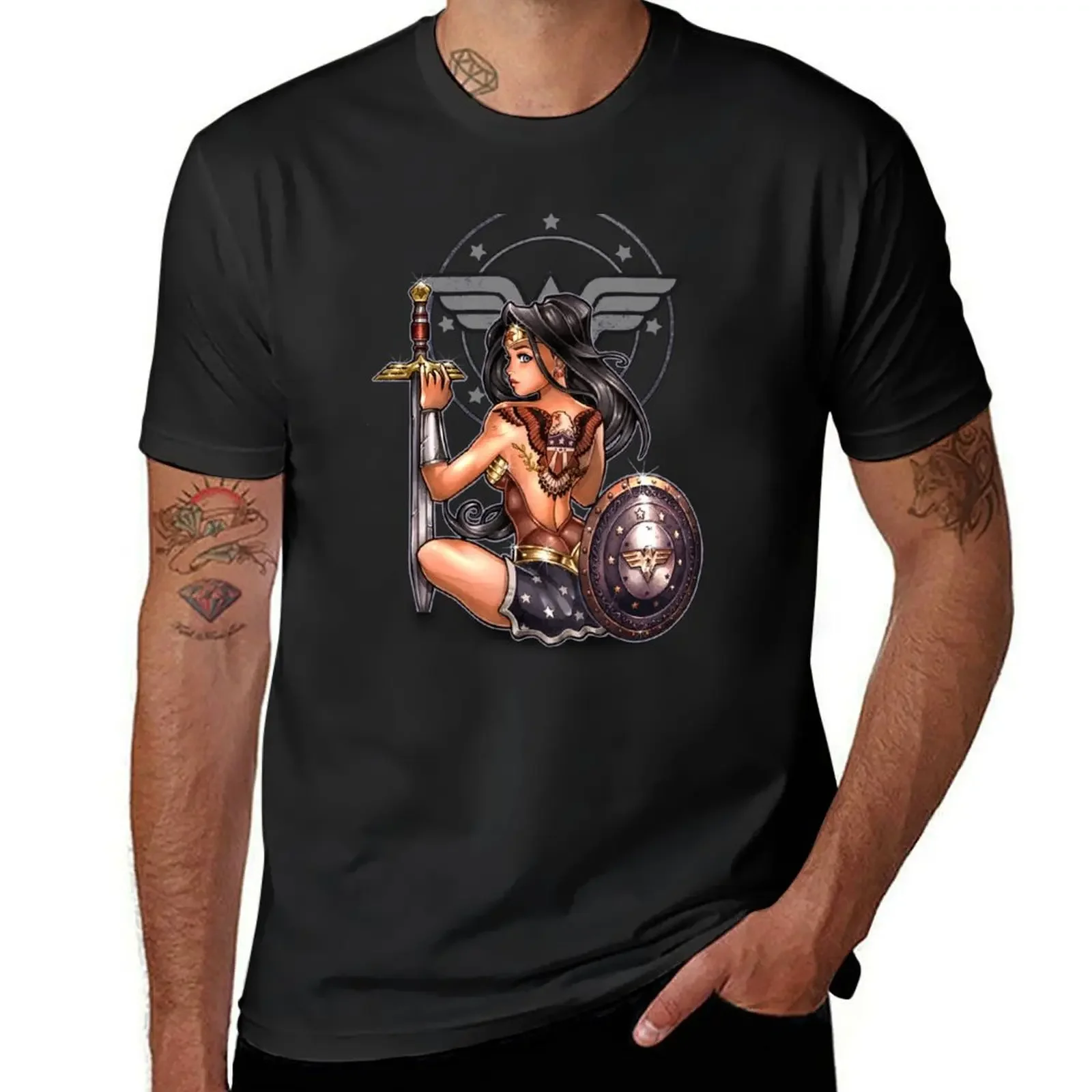 AMAZON pinup version T-Shirt man clothes korean fashion slim fit t shirts for men
AMAZON pinup version T-Shirt man clothes korean fashion slim fit t shirts for men