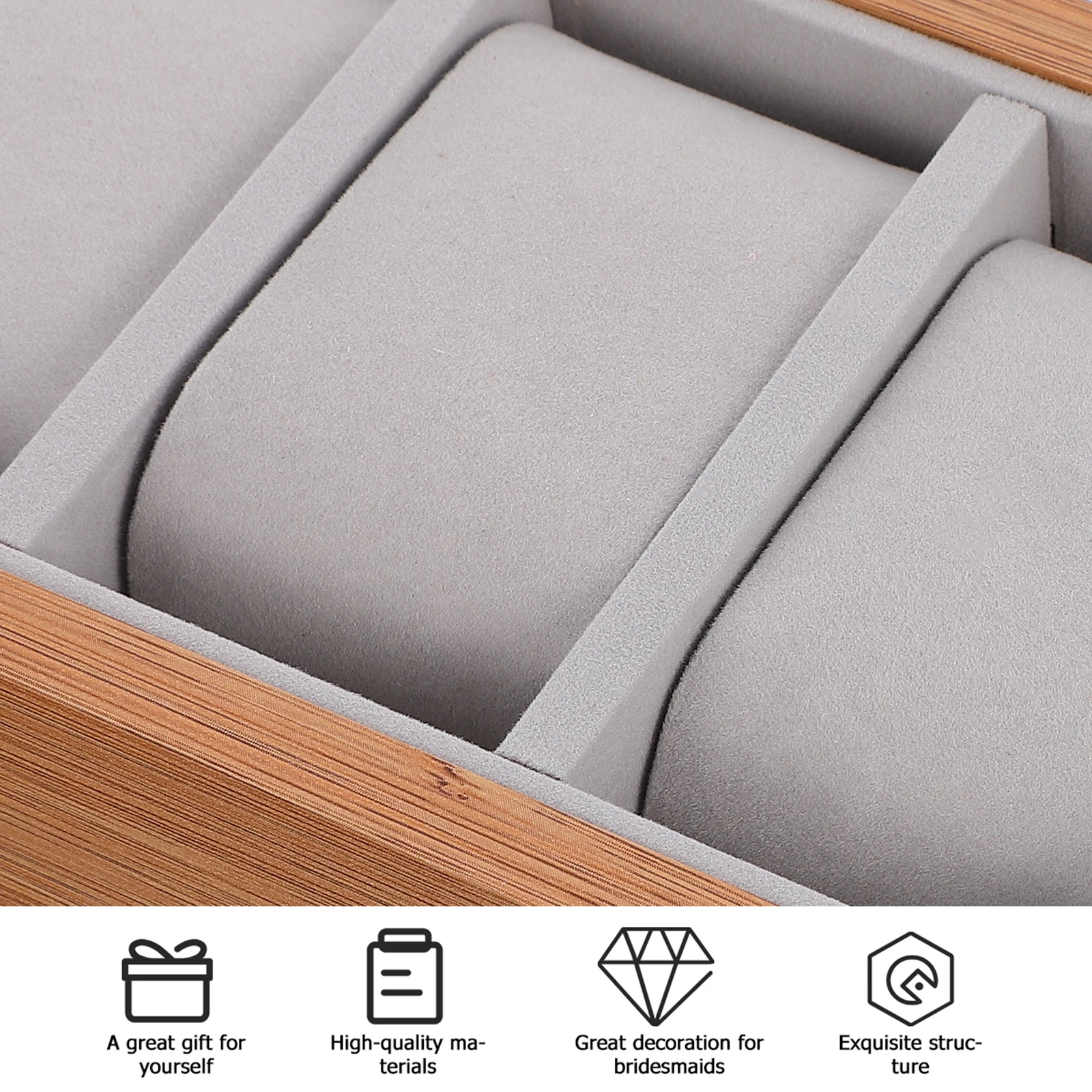 Wooden Watch Display Plate Storage Case Organizer Tray Holder Dust Proof Scratch Resistant Elegant Design Jewelry Box Watches 
Wooden Watch Display Plate Storage Case Organizer Tray Holder Dust Proof Scratch Resistant Elegant Design Jewelry Box Watches