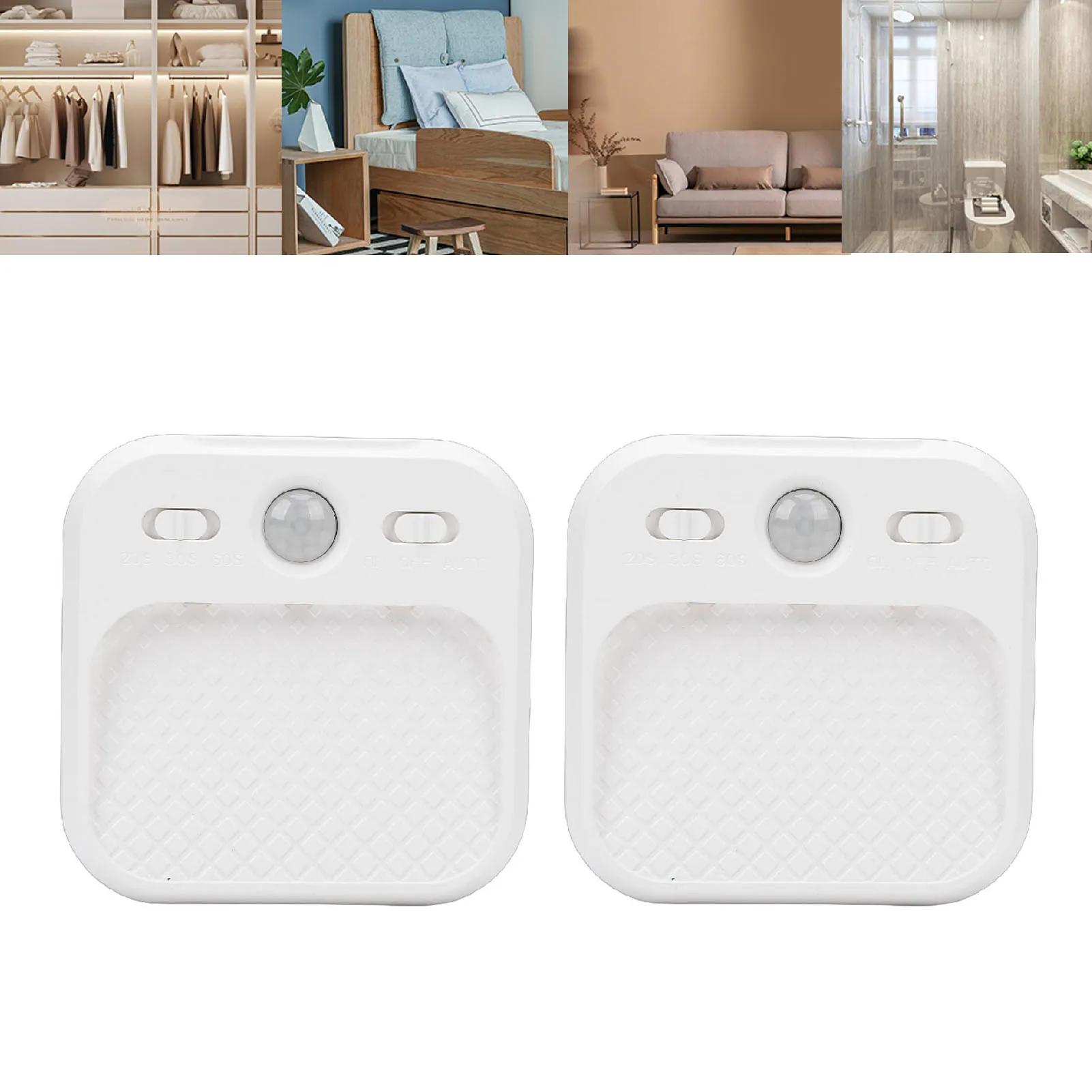 2 шт. светодиодный ночник с детектором движения, таймером, лестница, прихожая, перезаряжаемый светильник с регулируемой яркостью для шкафа для кухни, дома
2 шт. светодиодный ночник с детектором движения, таймером, лестница, прихожая, перезаряжаемый светильник с регулируемой яркостью для шкафа для кухни, дома