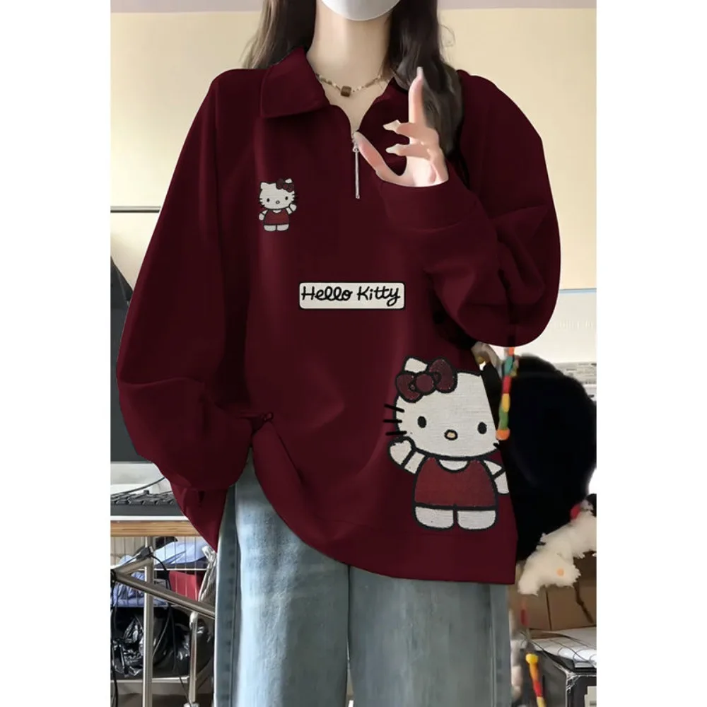 Miniso Hello Kitty Sweatshirt Cute Cartoon Printed Round Neck Loose Top Spring Autumn New Fashion Versatile Trend Couples Dress
Miniso Hello Kitty Sweatshirt Cute Cartoon Printed Round Neck Loose Top Spring Autumn New Fashion Versatile Trend Couples Dress