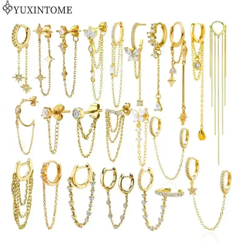 Женские серьги-кольца из стерлингового серебра 925 пробы с двойной цепочкой, серьги с кисточками и кристаллами, модные вечерние свадебные украшения, подарок 2022
Женские серьги-кольца из стерлингового серебра 925 пробы с двойной цепочкой, серьги с кисточками и кристаллами, модные вечерние свадебные украшения, подарок 2022