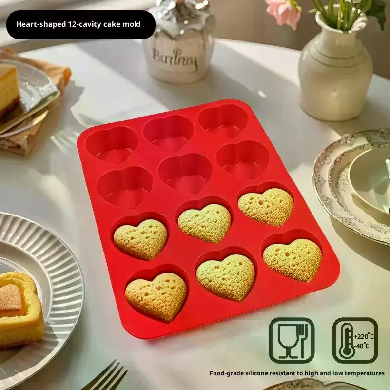 Heart Shaped Chocolate Silicone Baking Molds For French Dessert Mousse Pastry Fondant Candy Gummy Cake Decoration Bakeware Mold
Heart Shaped Chocolate Silicone Baking Molds For French Dessert Mousse Pastry Fondant Candy Gummy Cake Decoration Bakeware Mold