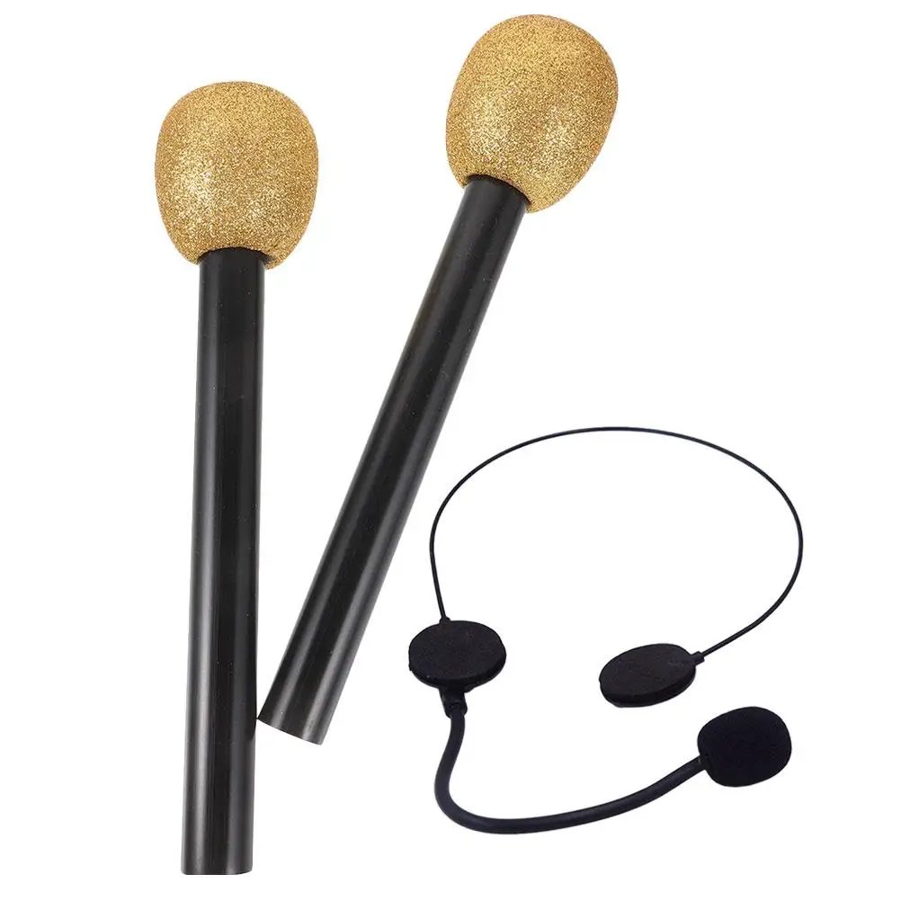 Simulation Microphone Props Kids Toy Glitter Foam Play Decorative Items for Party Stage Performance Musical Instruments
Simulation Microphone Props Kids Toy Glitter Foam Play Decorative Items for Party Stage Performance Musical Instruments