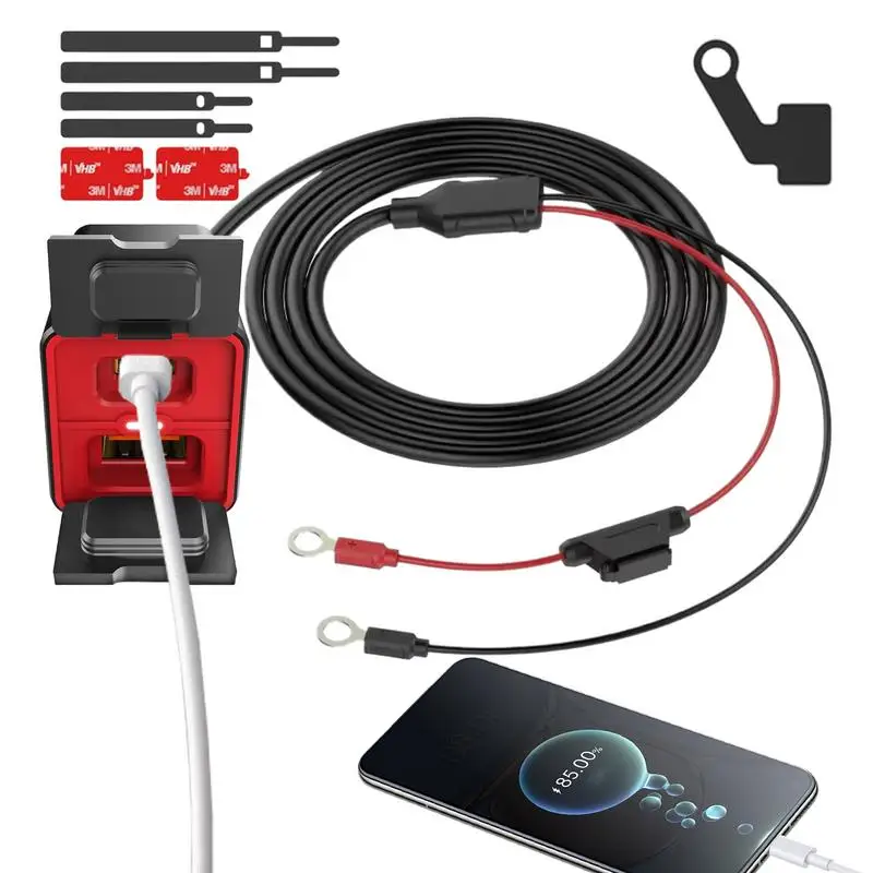 Motorcycle USB C Charger Handlebar Phone Charger Multi-speed Adjustable Anti-Vibration Motorcycle Accessories For Long Distance
Motorcycle USB C Charger Handlebar Phone Charger Multi-speed Adjustable Anti-Vibration Motorcycle Accessories For Long Distance
