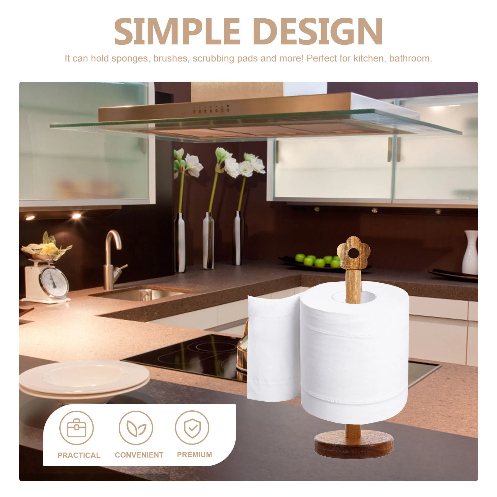 Wooden Paper Towel Holder Stand Rustic Kitchen Tissue Rack Vertical Roll Paper Organizer Farmhouse Kitchen Roll Holder 
Wooden Paper Towel Holder Stand Rustic Kitchen Tissue Rack Vertical Roll Paper Organizer Farmhouse Kitchen Roll Holder